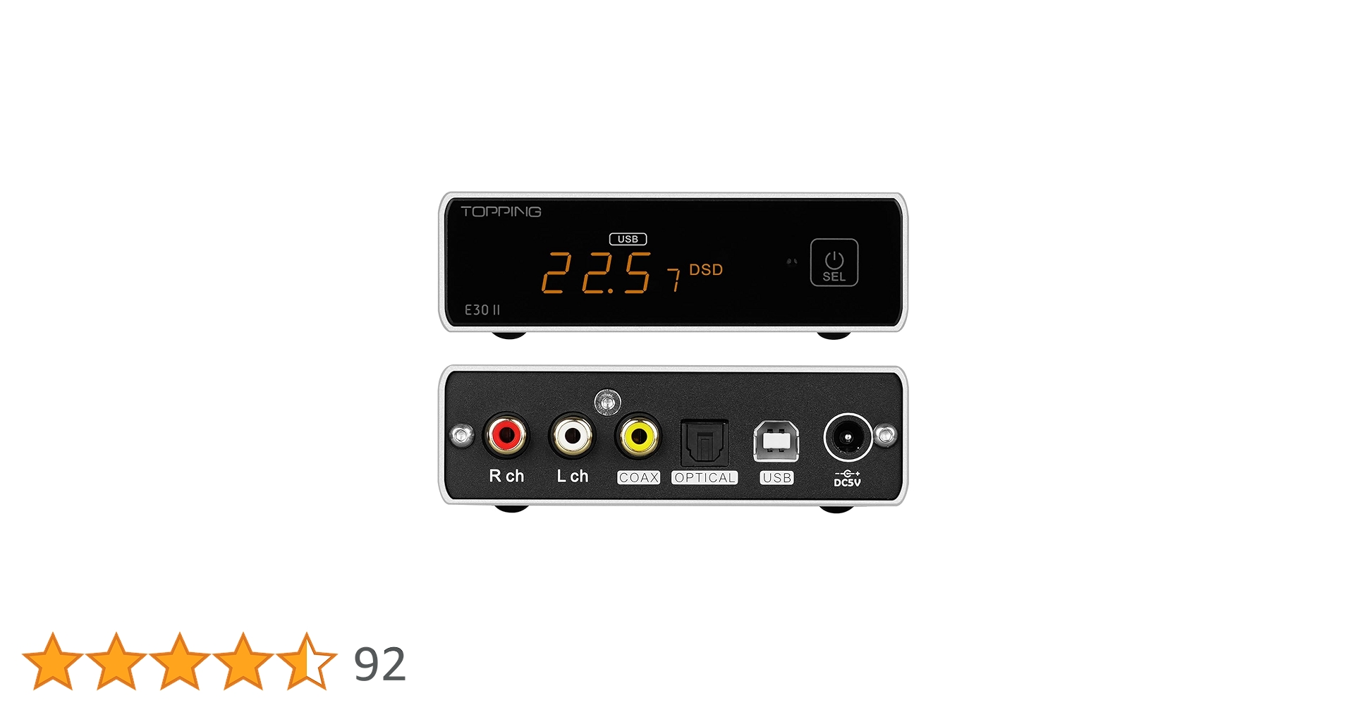 Amazon.co.jp: Topping E30II lite【新登場】USB DAC AK4493S